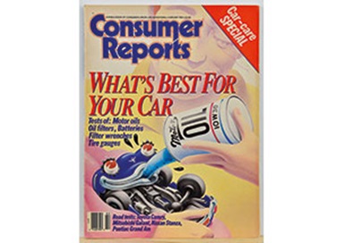 Couverture du magazine Consumer Reports