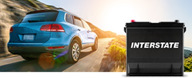 image d’un véhicule sur route avec batterie M Interstate 