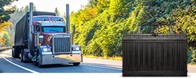 image d’un camion commercial avec batterie cyclique
