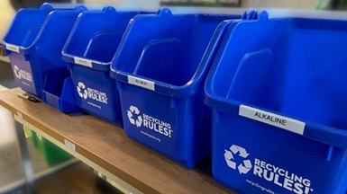 Recycle Battery Bins